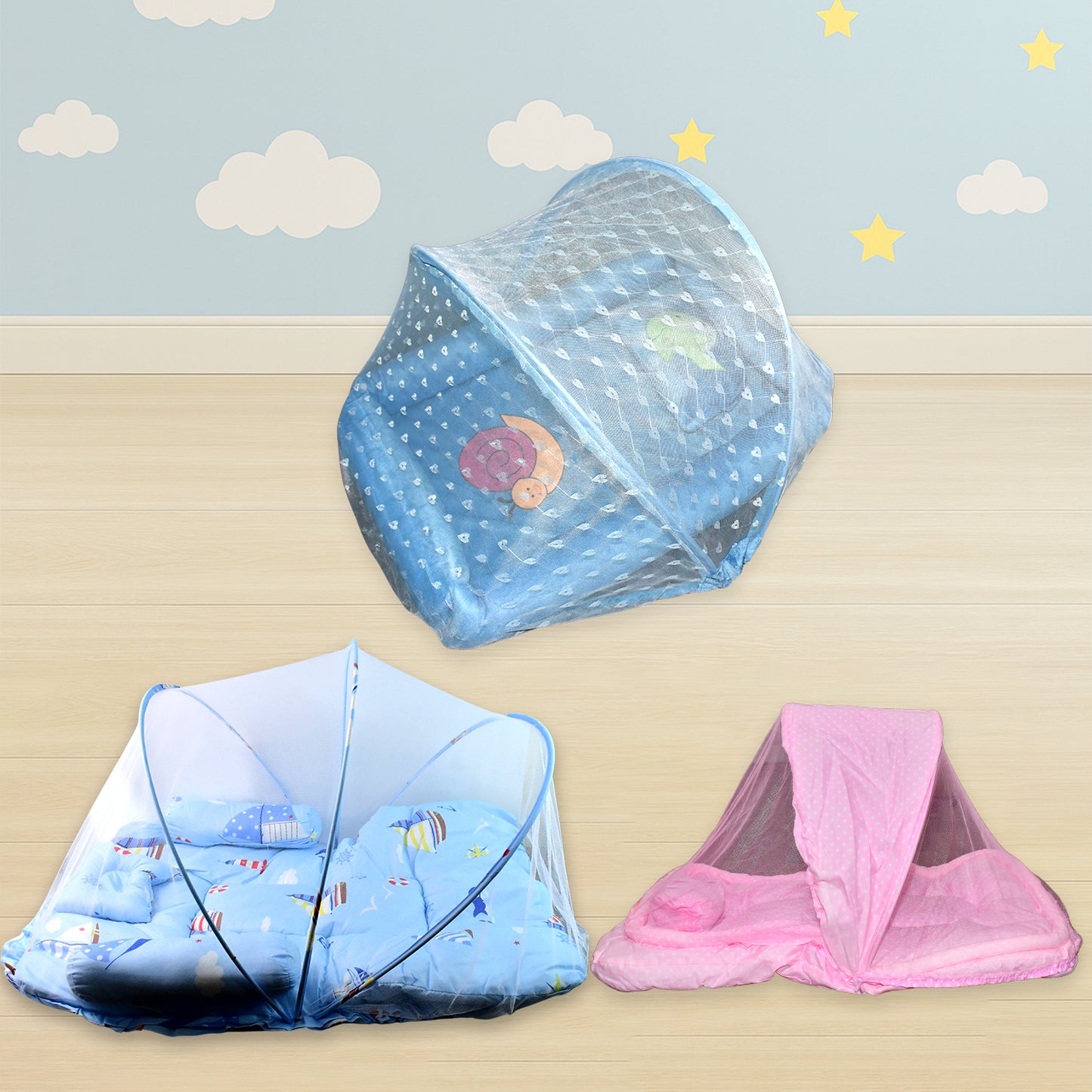 Multipurpose Baby Play Gym And Sleeping Mat (Mix Design  1 Pc)