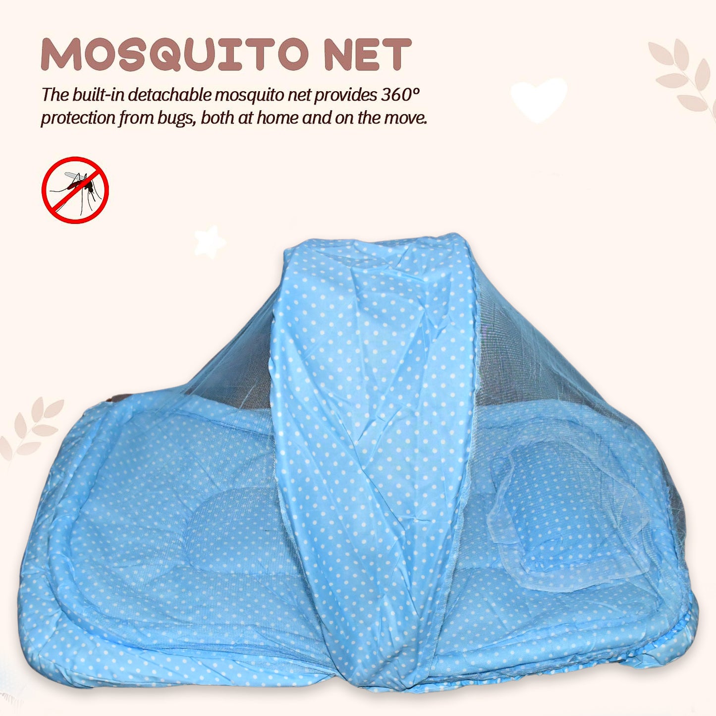 Multipurpose Baby Play Gym And Sleeping Mat (Mix Design  1 Pc)